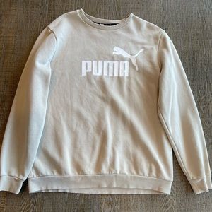 TAN PUMA SWEATSHIRT